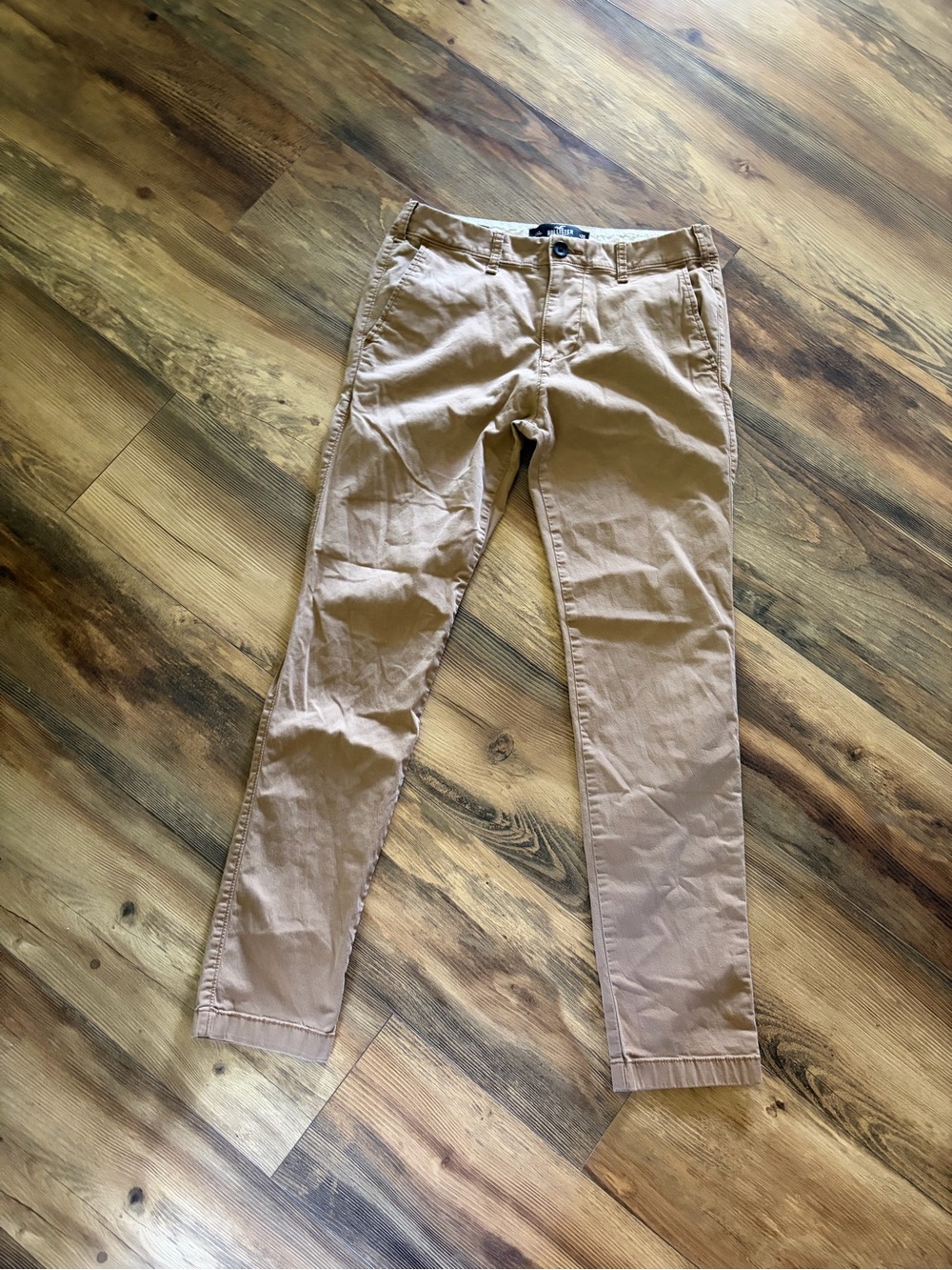 Hollister Men's Tan Slim Chino Pants